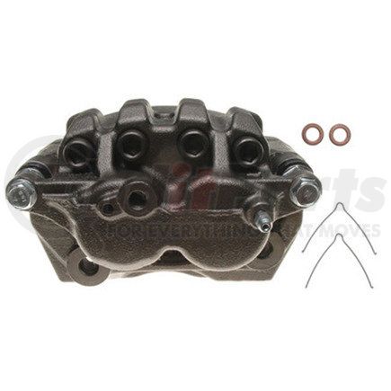 FRC10424 by RAYBESTOS - Brake Parts Inc Raybestos R-Line Remanufactured Semi-Loaded Disc Brake Caliper and Bracket Assembly