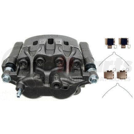 FRC10599 by RAYBESTOS - Brake Parts Inc Raybestos R-Line Remanufactured Semi-Loaded Disc Brake Caliper and Bracket Assembly