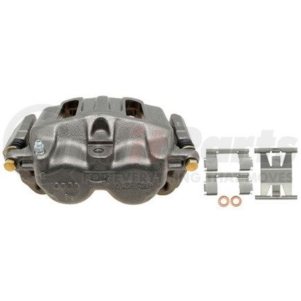 FRC10673 by RAYBESTOS - Brake Parts Inc Raybestos R-Line Remanufactured Semi-Loaded Disc Brake Caliper and Bracket Assembly