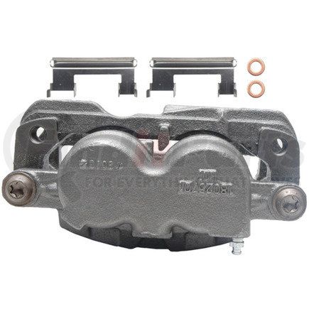 FRC11021C by RAYBESTOS - Brake Parts Inc Raybestos R-Line Remanufactured Semi-Loaded Coated Disc Brake Caliper and Bracket Assembly