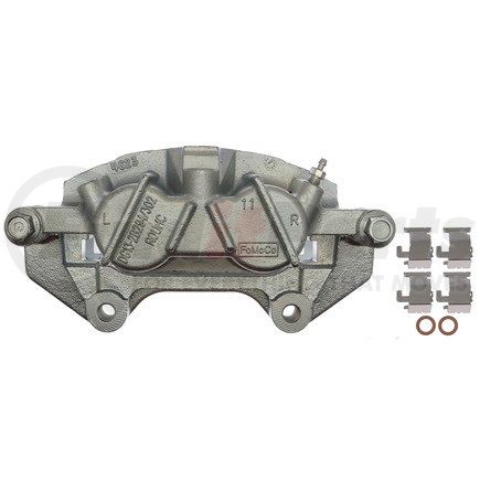 FRC12576C by RAYBESTOS - Brake Parts Inc Raybestos R-Line Remanufactured Semi-Loaded Coated Disc Brake Caliper and Bracket Assembly
