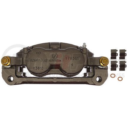 FRC12594 by RAYBESTOS - Brake Parts Inc Raybestos R-Line Remanufactured Semi-Loaded Disc Brake Caliper and Bracket Assembly
