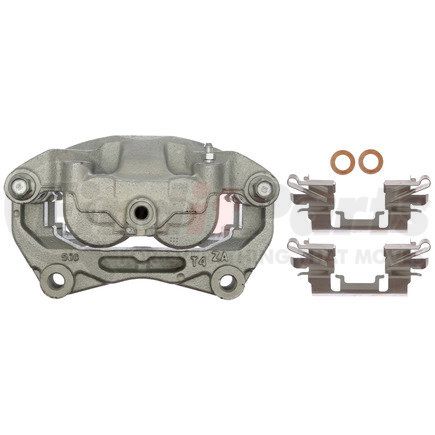 FRC12696C by RAYBESTOS - Brake Parts Inc Raybestos R-Line Remanufactured Semi-Loaded Coated Disc Brake Caliper and Bracket Assembly