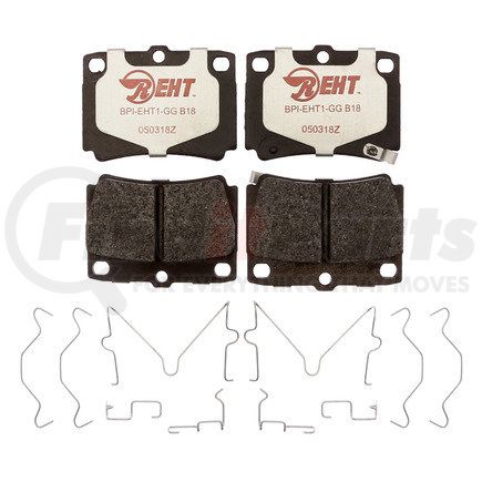 EHT733H by RAYBESTOS - Brake Parts Inc Raybestos Element3 Hybrid Technology Disc Brake Pad Set