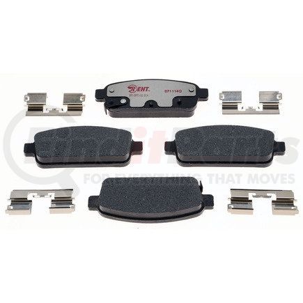 EHT1468H by RAYBESTOS - Brake Parts Inc Raybestos Element3 Hybrid Technology Disc Brake Pad Set