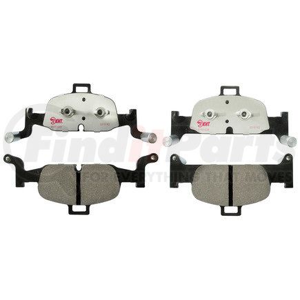 EHT1897 by RAYBESTOS - Brake Parts Inc Raybestos Element3 Hybrid Technology Disc Brake Pad Set