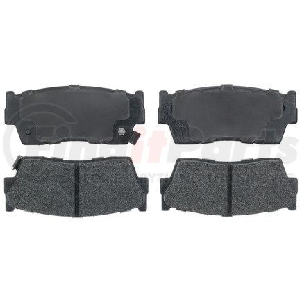 PG D418 by RAYBESTOS - Brake Parts Inc Raybestos Element3 Overstock Organic Disc Brake Pad Set