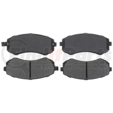 PG D422 by RAYBESTOS - Brake Parts Inc Raybestos Element3 Overstock Organic Disc Brake Pad Set