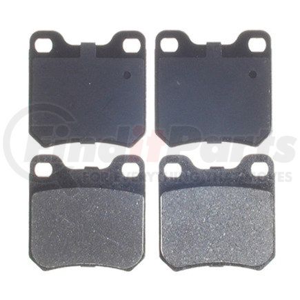 PG D709A by RAYBESTOS - Brake Parts Inc Raybestos Element3 Overstock Organic Disc Brake Pad Set