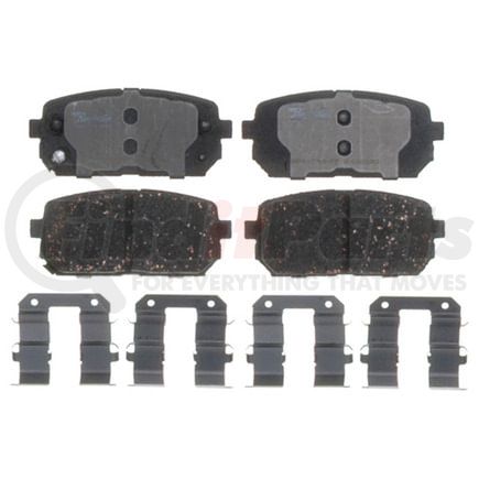 Raybestos PG D1296C Disc Brake Pad Set Brake Parts Inc Raybestos Element3 Overstock Ceramic Disc Brake Pad Set