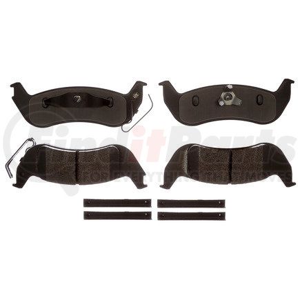SP1040APPH by RAYBESTOS - Brake Parts Inc Raybestos Specialty - Police Metallic Disc Brake Pad Set