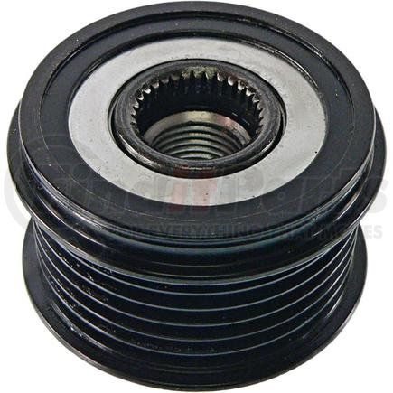 206-24038 by J&N - Pulley 6-Grooves, Clutch, 0.67" / 17mm ID, 2.28" / 58mm OD