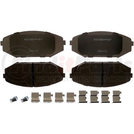 14D793CHF1 by ACDELCO - PAD KIT,FRT DISC BRK