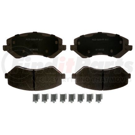 14D856ACHF1 by ACDELCO - PAD KIT,FRT DISC BRK