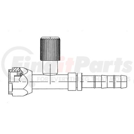 FJ3053-0606S by SUNAIR - A/C Refrigerant Hose Fitting