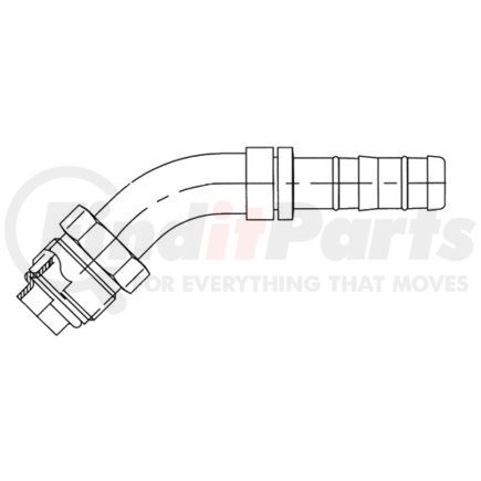 FJ3116-03-0808S by SUNAIR - A/C Refrigerant Hose Fitting