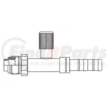 FJ3131-02-0808S by SUNAIR - A/C Refrigerant Hose Fitting