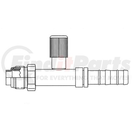 FJ3132-01-1010S by SUNAIR - A/C Refrigerant Hose Fitting