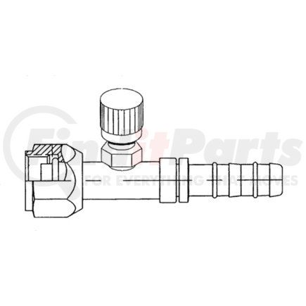 FJ3162-1012S by SUNAIR - A/C Refrigerant Hose Fitting