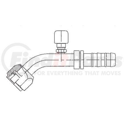 FJ3230-02-1012S by SUNAIR - A/C Refrigerant Hose Fitting