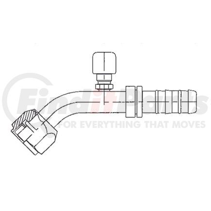 FJ3230-04-1010S by SUNAIR - A/C Refrigerant Hose Fitting