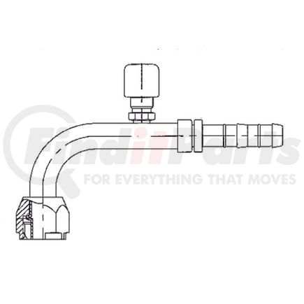 FJ3289-01-0808S by SUNAIR - A/C Refrigerant Hose Fitting