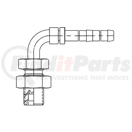 FJ3514-1212S by SUNAIR - A/C Refrigerant Hose Fitting