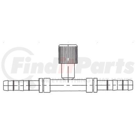 FJ5995-0606S by SUNAIR - A/C Refrigerant Hose Fitting