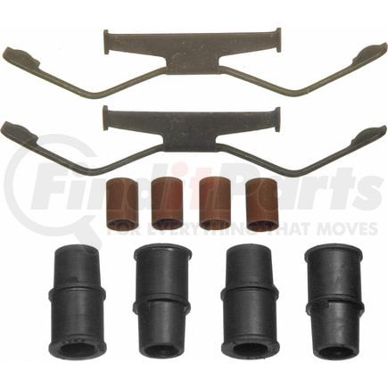 H5550 by WAGNER - Wagner Brake H5550 Disc Brake Hardware Kit