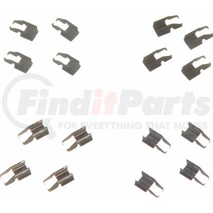 H5652 by WAGNER - Wagner Brake H5652 Disc Brake Hardware Kit