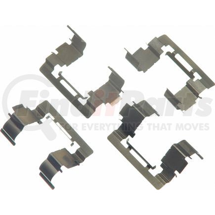 H5680 by WAGNER - Wagner Brake H5680 Disc Brake Hardware Kit