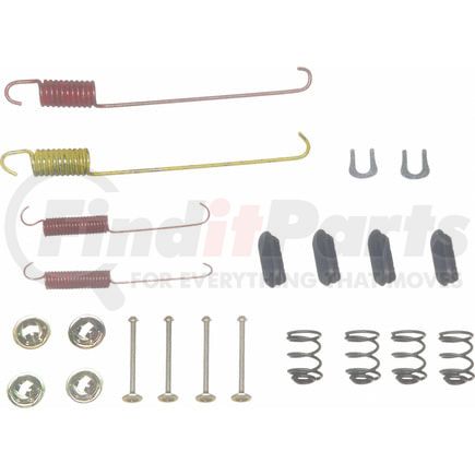H7075 by WAGNER - Wagner Brake H7075 Drum Brake Hardware Kit