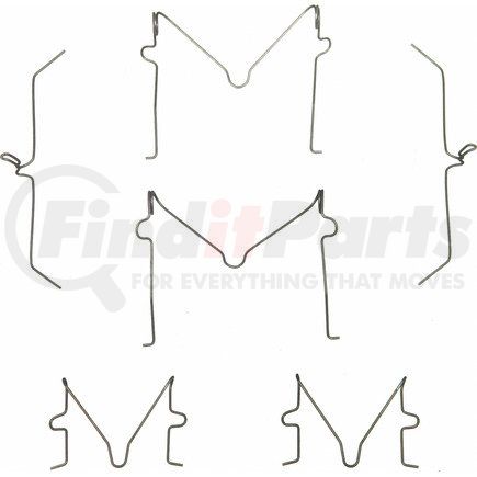 H15680 by WAGNER - Wagner Brake H15680 Disc Brake Hardware Kit