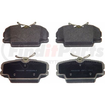 MX278 by WAGNER - Wagner Brake ThermoQuiet MX278 Semi-Metallic Disc Brake Pad Set
