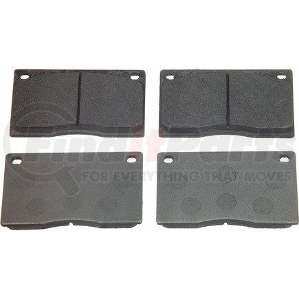 MX135 by WAGNER - Wagner Brake ThermoQuiet MX135 Semi-Metallic Disc Brake Pad Set