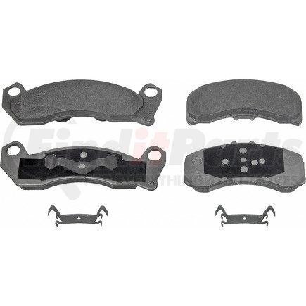 MX150 by WAGNER - Wagner Brake ThermoQuiet MX150 Semi-Metallic Disc Brake Pad Set