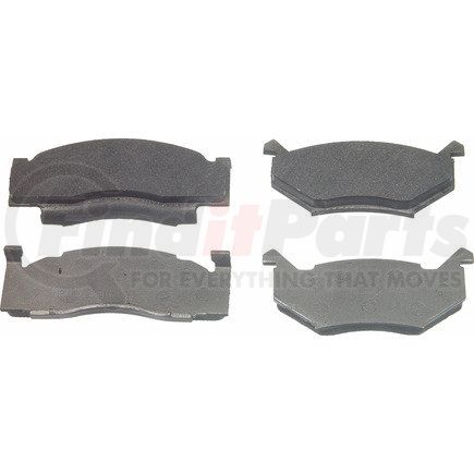 MX84 by WAGNER - Wagner Brake ThermoQuiet MX84 Semi-Metallic Disc Brake Pad Set