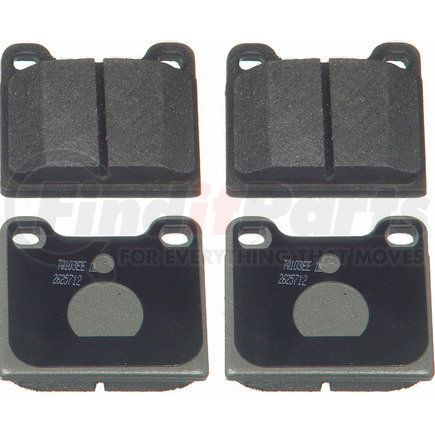 MX31 by WAGNER - Wagner Brake ThermoQuiet MX31 Semi-Metallic Disc Brake Pad Set