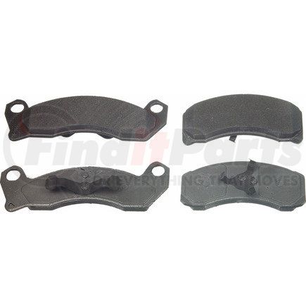 MX199 by WAGNER - Wagner Brake ThermoQuiet MX199 Semi-Metallic Disc Brake Pad Set