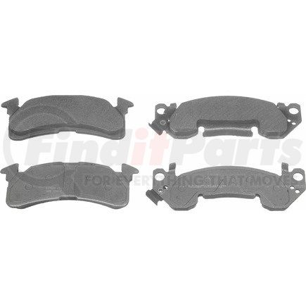 MX153 by WAGNER - Wagner Brake ThermoQuiet MX153 Semi-Metallic Disc Brake Pad Set