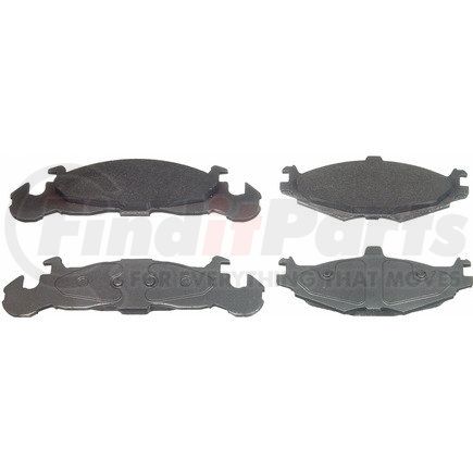 MX219 by WAGNER - Wagner Brake ThermoQuiet MX219 Semi-Metallic Disc Brake Pad Set