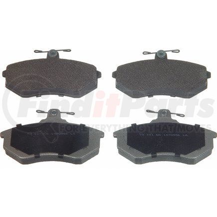 MX227A by WAGNER - Wagner Brake ThermoQuiet MX227A Semi-Metallic Disc Brake Pad Set
