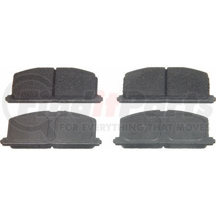 MX242 by WAGNER - Wagner Brake ThermoQuiet MX242 Semi-Metallic Disc Brake Pad Set