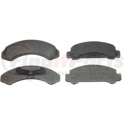 MX249 by WAGNER - Wagner Brake ThermoQuiet MX249 Semi-Metallic Disc Brake Pad Set