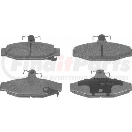 MX217 by WAGNER - Wagner Brake ThermoQuiet MX217 Semi-Metallic Disc Brake Pad Set