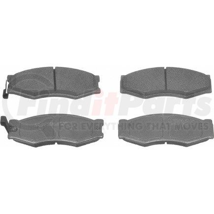 MX266A by WAGNER - Wagner Brake ThermoQuiet MX266A Semi-Metallic Disc Brake Pad Set