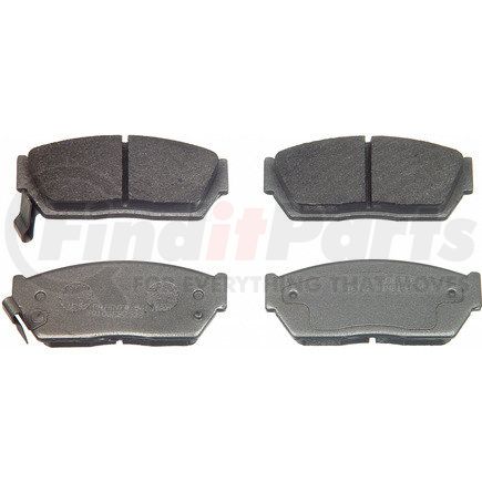 MX276 by WAGNER - Wagner Brake ThermoQuiet MX276 Semi-Metallic Disc Brake Pad Set