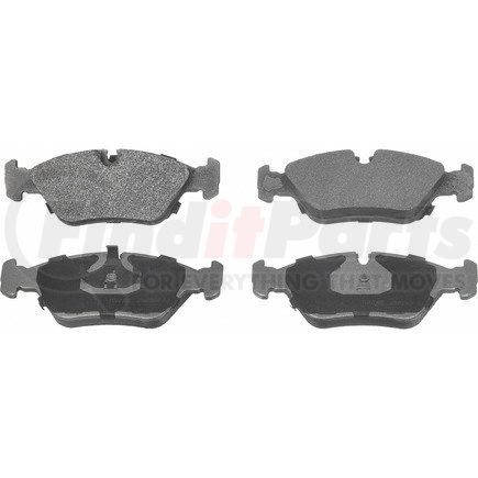 MX253 by WAGNER - Wagner Brake ThermoQuiet MX253 Semi-Metallic Disc Brake Pad Set