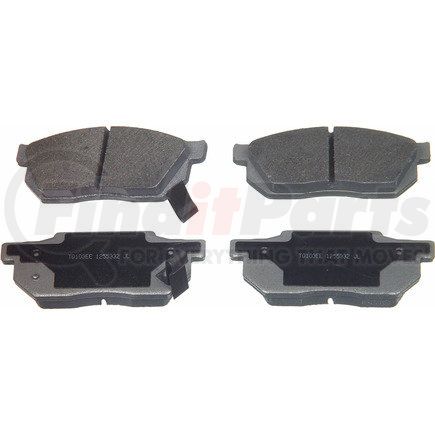 MX256 by WAGNER - Wagner Brake ThermoQuiet MX256 Semi-Metallic Disc Brake Pad Set