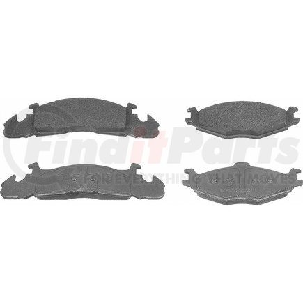 MX259 by WAGNER - Wagner Brake ThermoQuiet MX259 Semi-Metallic Disc Brake Pad Set